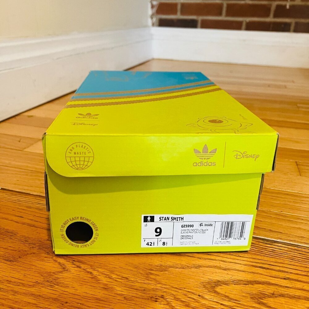Adidas Stan Smith x Monsters Inc Mike Sulley Men’s Size 9 Custom GZ5990 - Picture 13 of 16